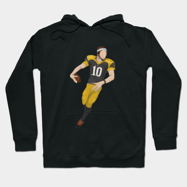 American football player Hoodie by Casteli